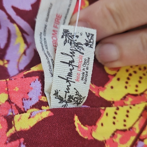 FREE PEOPLE Summer Of Love Convertible Bandeau Bra Top in Wine/bord. Size S NWT - Picture 9 of 10